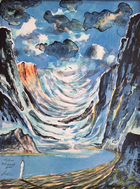 Det aftenrøde fjellet 125/140