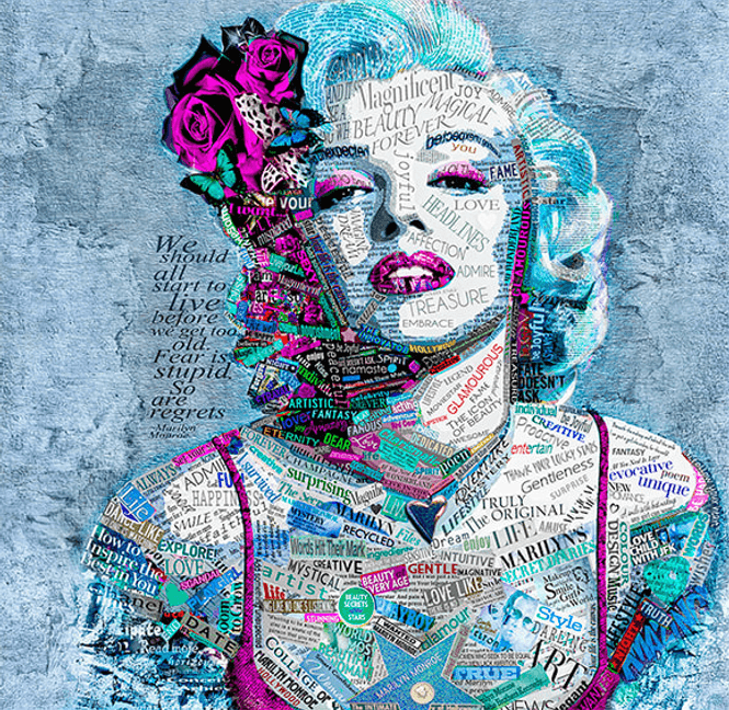 Hovedbilde Marilyn in blue 8/50