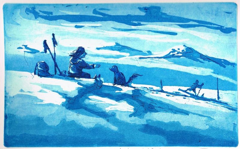 Hun og hund i fjellet I 8/50