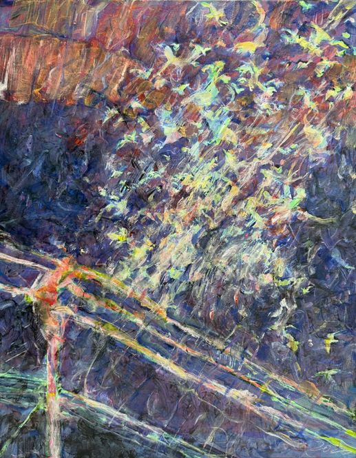 Hovedbilde The flight - originalt maleri