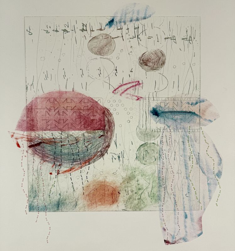 Etterpå/på nytt, monotypi