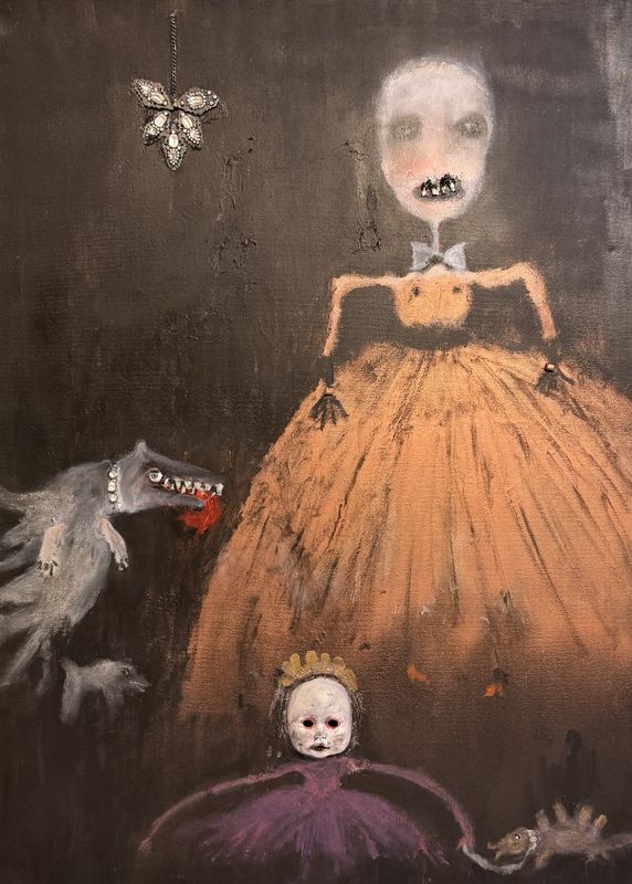 Father and son - Originalt maleri