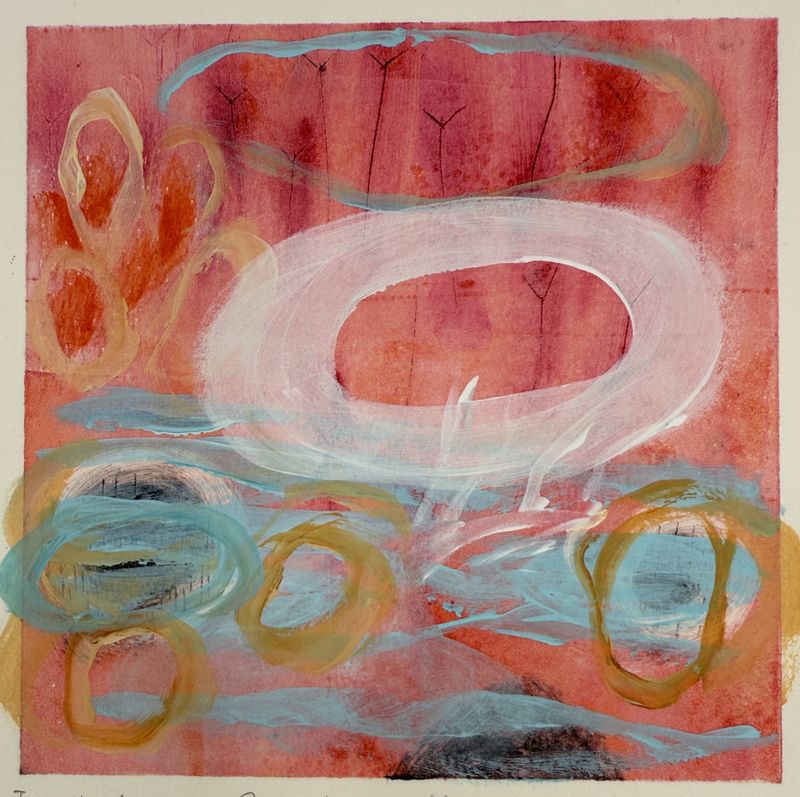 Rom i raudt, monotypi