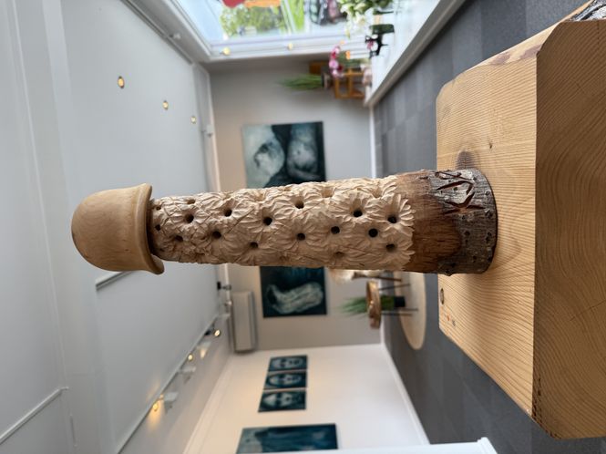 Hovedbilde Kjøttfløyta, treskulptur